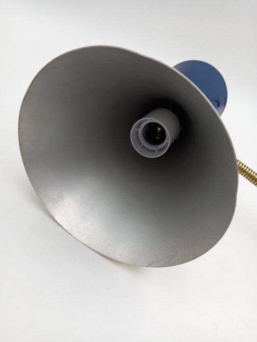 Wandkandelaar - dubbel geel-blauw ijsje - Aluminium, Messing, Antiek en Kunst, Kunst | Designobjecten