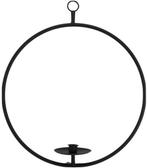 Metalen frame rond candleholder hang balance floral rusty, Ophalen of Verzenden, Nieuw