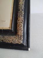 Superbe miroir Napoléon III en bois noirci et stuc doré -, Antiek en Kunst