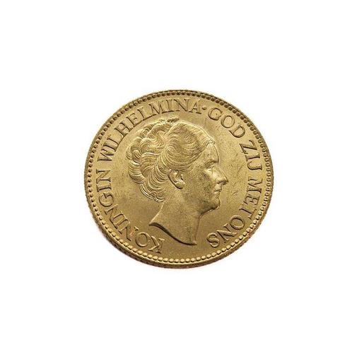 Nederland. Wilhelmina. 10 Gulden 1932, Postzegels en Munten, Edelmetalen en Baren