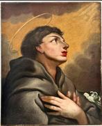 Italiaanse school (XVII) - Sant’Antonio, Antiek en Kunst, Kunst | Schilderijen | Klassiek
