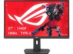 Asus - WQHD Gaming Monitor - 27 inch, Gaming, Verzenden, In hoogte verstelbaar, Nieuw