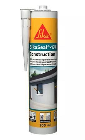 Sika Bouw Sikaseal 174 construction siliconenkit 300 ml,, Doe-het-zelf en Verbouw, Isolatie en Afdichting, Nieuw, Verzenden