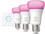Philips Hue starterkit - slimme verlcihting - wit en, Huis en Inrichting, Verzenden, Zo goed als nieuw