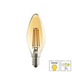 E14 LED lamp | Kaarslamp 3-staps dimbaar | 4W 2500K Warm Wit, 30 tot 60 watt, Led-lamp, Verzenden, E14 (klein)