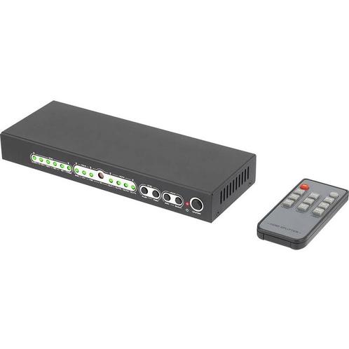 SpeaKa  - HDMI-splitter - 4 poorten en audiopoorten -, Doe-het-zelf en Verbouw, Elektra en Kabels, Verzenden