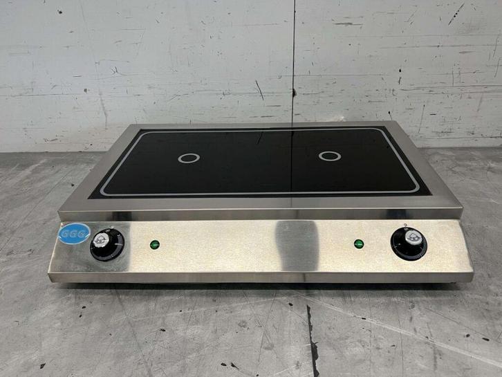 RVS GGG Keramische dubbele kookplaat fornuis 230V Horeca, Zakelijke goederen, Horeca | Keukenapparatuur, Nieuw in verpakking, Ophalen of Verzenden