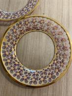 Gebak/taartset (14) - madeliefje - Glas - emailleerde