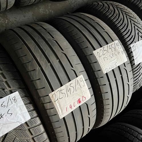 2 x Dunlop SP Sport Maxx RT 225-45-19 Zomerbanden 4,5mm, Auto-onderdelen, Banden en Velgen, 19 inch, Zomerbanden, 225 mm, Personenwagen