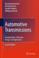 Automotive Transmissions 9783642162138, Zo goed als nieuw