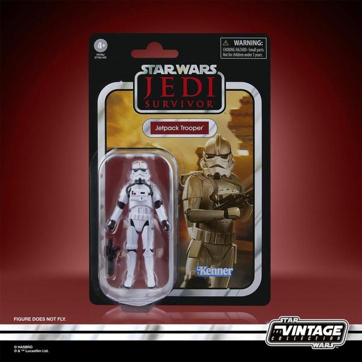 Star Wars The Vintage Collection Jetpack Trooper (Jedi Su..., Verzamelen, Star Wars, Actiefiguurtje, Zo goed als nieuw, Verzenden
