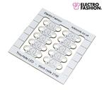 Electro-Fashion, 5 mm naaibare LED-houder, 10 stuks, Verzenden, Nieuw