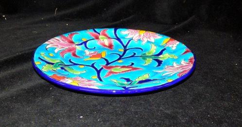 Longwy - Fraaie Longwy bordje met floraal motief - Bord -, Antiek en Kunst, Kunst | Designobjecten
