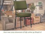 Leren eetkamerstoel Rondo - Toledo Olive (olijf/goen) -, Huis en Inrichting, Stoelen, Overige kleuren, Nieuw, Leer, Ophalen of Verzenden