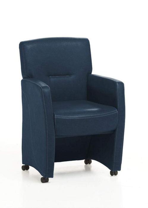 Eetkamerstoel Cindy - eetkamerstoelen - Blauw, Huis en Inrichting, Stoelen, Blauw, Nieuw, Stof