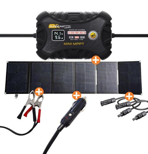 Sunbeamsystem Fold 125 Watt Set met Mini-MPPT, Watersport en Boten, Navigatiemiddelen en Scheepselektronica, Nieuw, Ophalen of Verzenden