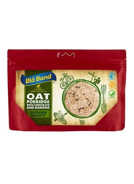 Havermoutpap met banaan en chocolade - 655 kcal - Blå Band, Diversen, Levensmiddelen