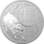 RAM Ox 1 oz 2021 (50.000 oplage), Verzenden, Losse munt, Zilver