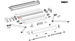Thule Adapter Eriba Touring Back Housing 6200 3.25, Nieuw