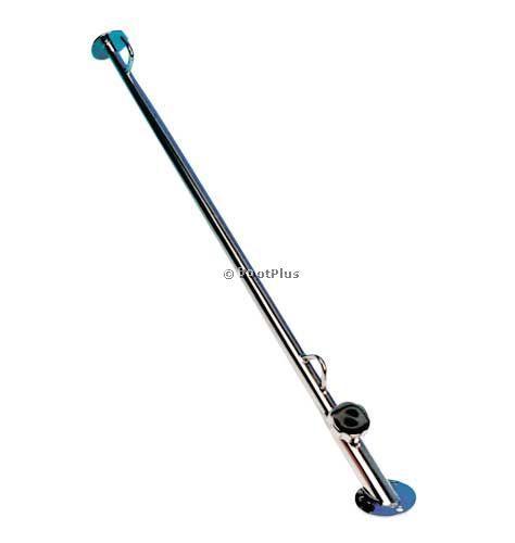 VLAGGENSTOK MET VOET RVS, Watersport en Boten, Bootonderdelen, Nieuw, Zeilboot of Motorboot, Ophalen of Verzenden