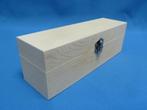 houten kist rechthoekig verkrijgbaar in 3 afmetingen, Minder dan 50 cm, Nieuw, Grenenhout, Minder dan 50 cm