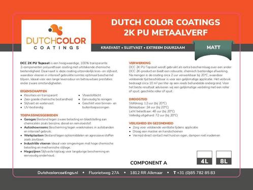 DCC 2K PU Topcoat - Matt 10L, Doe-het-zelf en Verbouw, Verf, Beits en Lak, Verf, Overige kleuren, Nieuw, 5 tot 10 liter, Verzenden