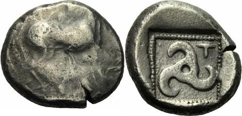 470-440 v Chr Lykien Incerter Dynast Stater 470-440 Wilde..., Postzegels en Munten, Munten | Europa | Niet-Euromunten, Verzenden