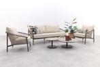 4 Seasons Allora / Boaz loungeset (5-delig) - zand/terre, Tuin en Terras, Tuinsets en Loungesets, Verzenden, Nieuw, Rvs, Loungeset