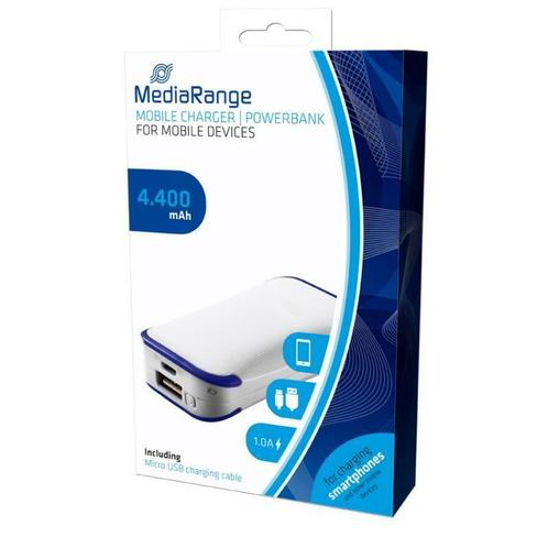 MediaRange powerbank 4400mAh, Telecommunicatie, Mobiele telefoons | Batterijen en Accu's, Nieuw