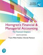 9781292731261 Horngrens Financial  Managerial Accounting..., Verzenden, Nieuw, Tracie Miller-Nobles