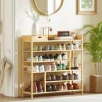 TRUUSK Schoenenrek met 6 niveaus - Lade van bamboe - Voor ma, Verzenden