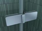Douchecabine met 2 inklapbare vouwdeuren, Verzenden, Nieuw, Glas, Douche