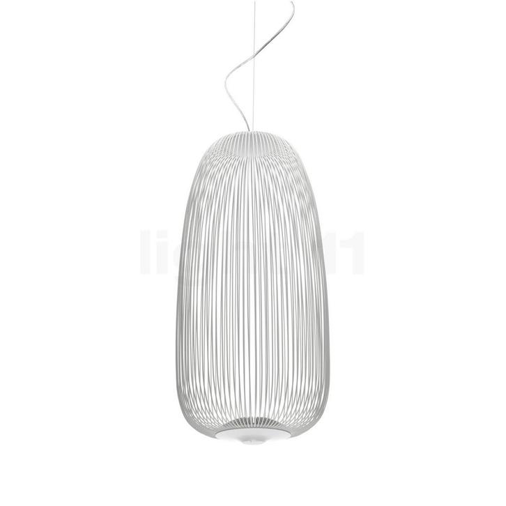 Foscarini Spokes 1 Hanglamp LED, wit - schakelbaar, Huis en Inrichting, Lampen | Hanglampen, Nieuw, Verzenden