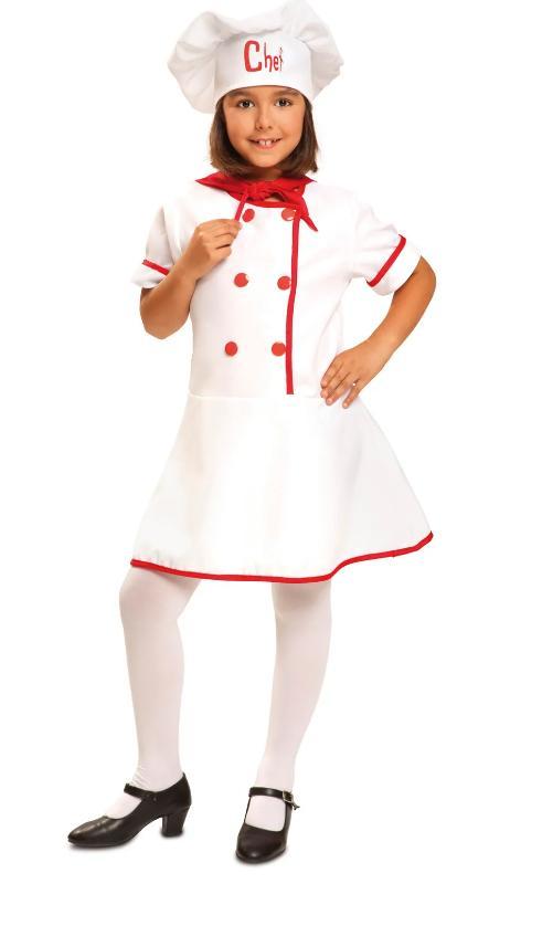 Chef Kok Kostuum Elena Kind, Kleding | Dames, Carnavalskleding en Feestkleding, Nieuw, Ophalen of Verzenden