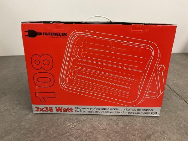 Veiling - Interelek bouwlamp H07RN-F 3x1,5mm², Doe-het-zelf en Verbouw, Bouwverlichting, Nieuw