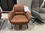 Fauteuil Givano leer bruin  - 30% Extra korting - leder, Huis en Inrichting, Fauteuils, Ophalen, Givano Braun leather, Nieuw, 75 tot 100 cm