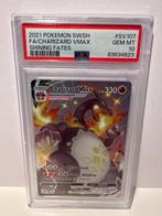 Pokémon - 1 Graded card - Charizard SV107 - PSA 10 - Sword &, Hobby en Vrije tijd, Verzamelkaartspellen | Pokémon, Nieuw
