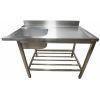 Showroomm. RVS aanvoertafel 1250 mm opening links, Ophalen, Gebruikt