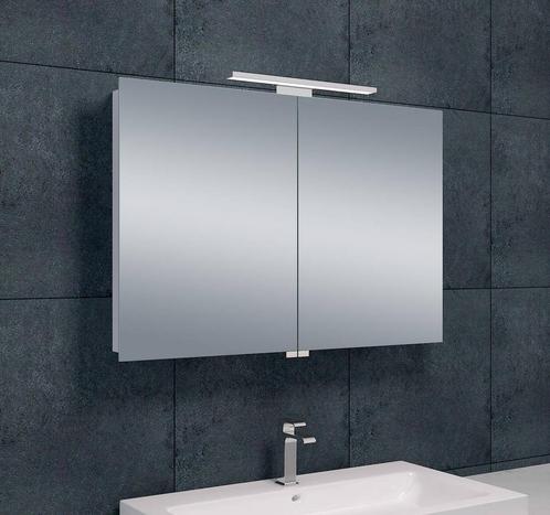 Luxe spiegelkast +Led verlichting 90x60x14cm, Huis en Inrichting, Badkamer | Badkamermeubels, Nieuw, Verzenden