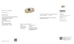 Ring - 18 karaat Geel goud - 1.22ct. tw. Saffier - Diamant -, Sieraden, Tassen en Uiterlijk, Nieuw