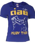 Fluory Fight Game Muay Thai Kickboks T-Shirt Blauw, Nieuw, Maat 46 (S) of kleiner, Fluory, Blauw