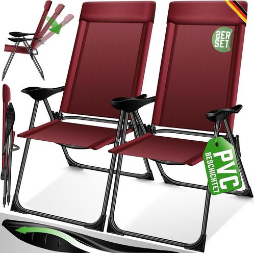 KESSER® Tuinstoel Opklapbaar - Set van 2 - Antislip - Bordea, Tuin en Terras, Tuinmeubel-accessoires, Nieuw, Verzenden