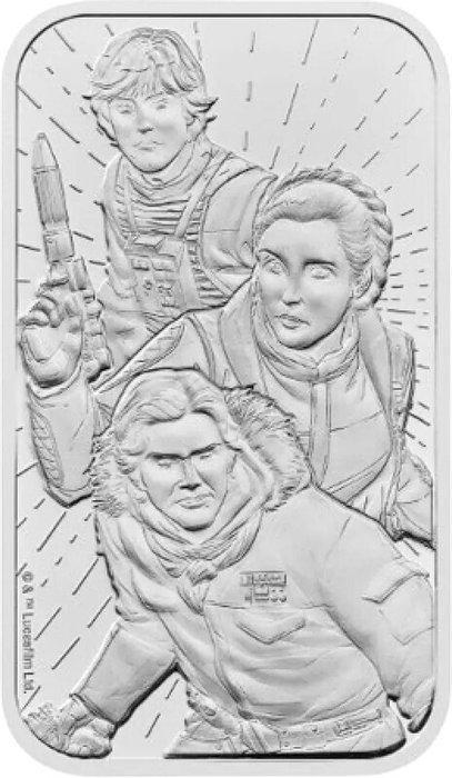1 Troy Ounce - Zilver .999 - Star Wars Light Side 2026 Royal, Postzegels en Munten, Edelmetalen en Baren