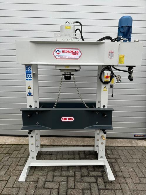 HIDROKAR werkplaatspers garagepers hydraulische pers 100 ton, Doe-het-zelf en Verbouw, Gereedschap | Overige machines, Nieuw