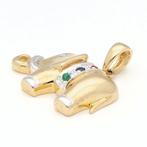 Hanger - 14 karaat Geel goud Diamant (Natuurlijk) -