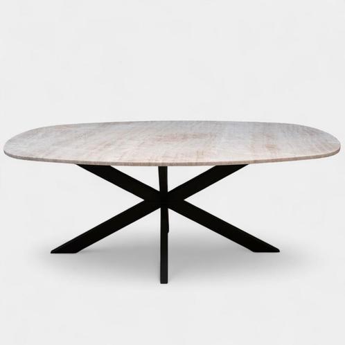 Taj Mahal Eetkamertafel  Deens Ovaal (94x195 cm), Huis en Inrichting, Tafels | Eettafels