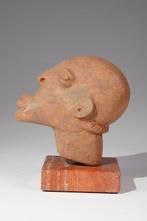 Een terracotta hoofd - Hoofd - Sokoto - Nigeria (Zonder, Antiek en Kunst