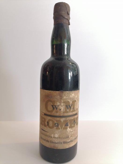 1945 Sociedade Clemente Menéres, C. M. Romeu - Garrafeira, Verzamelen, Wijnen