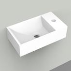 Fontein Arcqua Marble Free 40x22x12 cm Kraangat Rechts Mat, Ophalen of Verzenden, Nieuw, Overige typen