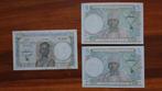 Frans-West-Afrika. - 2 x 5 Francs - consecutive and 25